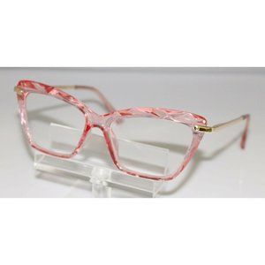 New Elvin Mathews Trans Pink Reading  glasses Eyeglasses